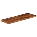 bordplade 80x30x3,8 cm rektangulær massivt genbrugstræ