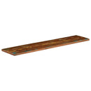 bordplade 140x30x3,8 cm rektangulær massivt genbrugstræ