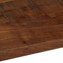 bordplade 120x30x2,5 cm rektangulær massivt genbrugstræ