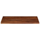 bordplade 110x50x2,5 cm rektangulær massivt genbrugstræ