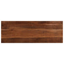bordplade 140x50x2,5 cm rektangulær massivt genbrugstræ