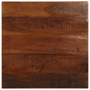 bordplade 60x60x2,5 cm firkantet massivt genbrugstræ