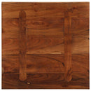 bordplade 60x60x2,5 cm firkantet massivt genbrugstræ