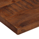 bordplade 110x60x2,5 cm rektangulær massivt genbrugstræ