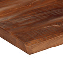 bordplade 90x80x2,5 cm rektangulær massivt genbrugstræ