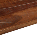 bordplade 90x80x2,5 cm rektangulær massivt genbrugstræ