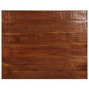 bordplade 100x80x2,5 cm rektangulær massivt genbrugstræ