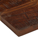 bordplade 60x20x3,8 cm rektangulær massivt genbrugstræ