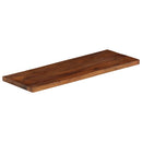 bordplade 80x20x3,8 cm rektangulær massivt genbrugstræ