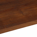 bordplade 80x30x3,8 cm rektangulær massivt genbrugstræ