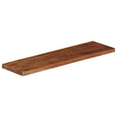 bordplade 110x30x3,8 cm rektangulær massivt genbrugstræ