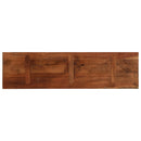 bordplade 110x30x3,8 cm rektangulær massivt genbrugstræ