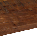 bordplade 100x40x3,8 cm rektangulær massivt genbrugstræ
