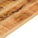 bordplade 60x20x2,5 cm rektangulær massivt ru mangotræ