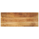 bordplade 90x20x2,5 cm rektangulær massivt ru mangotræ