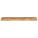 bordplade 100x20x2,5 cm rektangulær massivt ru mangotræ