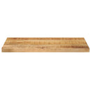 bordplade 60x30x2,5 cm rektangulær massivt ru mangotræ