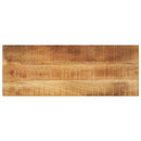 bordplade 90x30x2,5 cm rektangulær massivt ru mangotræ