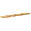 bordplade 140x30x2,5 cm rektangulær massivt ru mangotræ