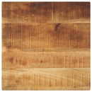 bordplade 40x40x2,5 cm firkantet massivt ru mangotræ
