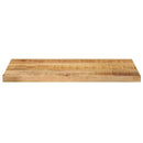 bordplade 60x40x2,5 cm rektangulær massivt ru mangotræ