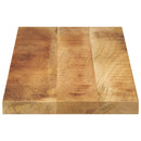 bordplade 80x40x2,5 cm rektangulær massivt ru mangotræ