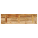 bordplade 100x40x2,5 cm rektangulær massivt ru mangotræ