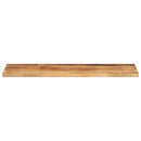 bordplade 120x40x2,5 cm rektangulær massivt ru mangotræ