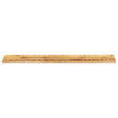 bordplade 160x40x2,5 cm rektangulær massivt ru mangotræ