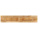 bordplade 180x40x2,5 cm rektangulær massivt ru mangotræ