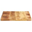 bordplade 60x50x2,5 cm rektangulær massivt ru mangotræ
