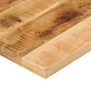 bordplade 60x50x2,5 cm rektangulær massivt ru mangotræ