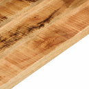 bordplade 80x50x2,5 cm rektangulær massivt ru mangotræ