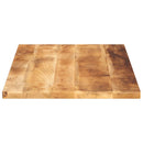 bordplade 120x50x2,5 cm rektangulær massivt ru mangotræ