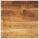 bordplade 60x60x2,5 cm firkantet massivt ru mangotræ