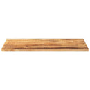 bordplade 100x60x2,5 cm rektangulær massivt ru mangotræ