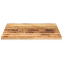 bordplade 70x70x1,5 cm firkantet massivt ru mangotræ