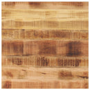 bordplade 90x90x2,5 cm firkantet massivt ru mangotræ