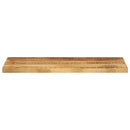 bordplade 90x20x3,8 cm rektangulær massivt ru mangotræ