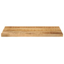 bordplade 40x30x3,8 cm rektangulær massivt ru mangotræ