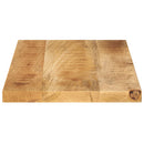 bordplade 40x30x3,8 cm rektangulær massivt ru mangotræ