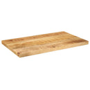 bordplade 50x40x3,8 cm rektangulær massivt ru mangotræ
