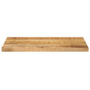 bordplade 50x40x3,8 cm rektangulær massivt ru mangotræ