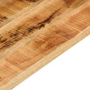 bordplade 70x50x3,8 cm rektangulær massivt ru mangotræ