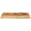 bordplade 90x50x3,8 cm rektangulær massivt ru mangotræ