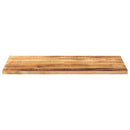 bordplade 100x50x3,8 cm rektangulær massivt ru mangotræ