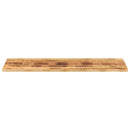 bordplade 140x50x3,8 cm rektangulær massivt ru mangotræ