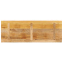 bordplade 160x50x3,8 cm rektangulær massivt ru mangotræ