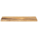 bordplade 80x30x2,5 cm rektangulær massivt mangotræ