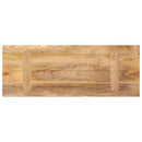 bordplade 80x40x2,5 cm rektangulær massivt mangotræ